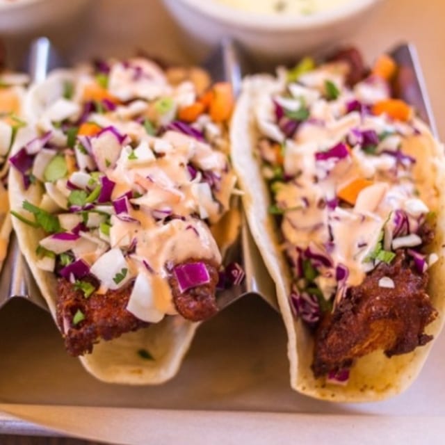 Baja Fish Tacos.