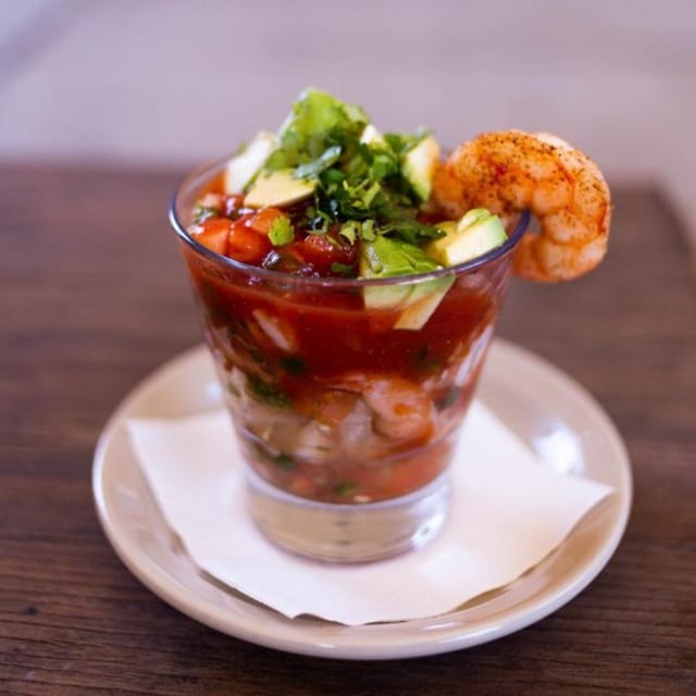 Mexican Shrimp Cocktail.